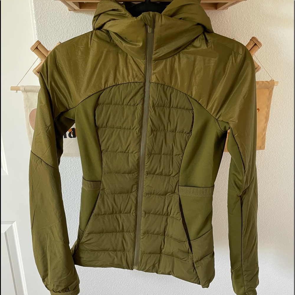 Lululemon down for it all jacket. NWOT